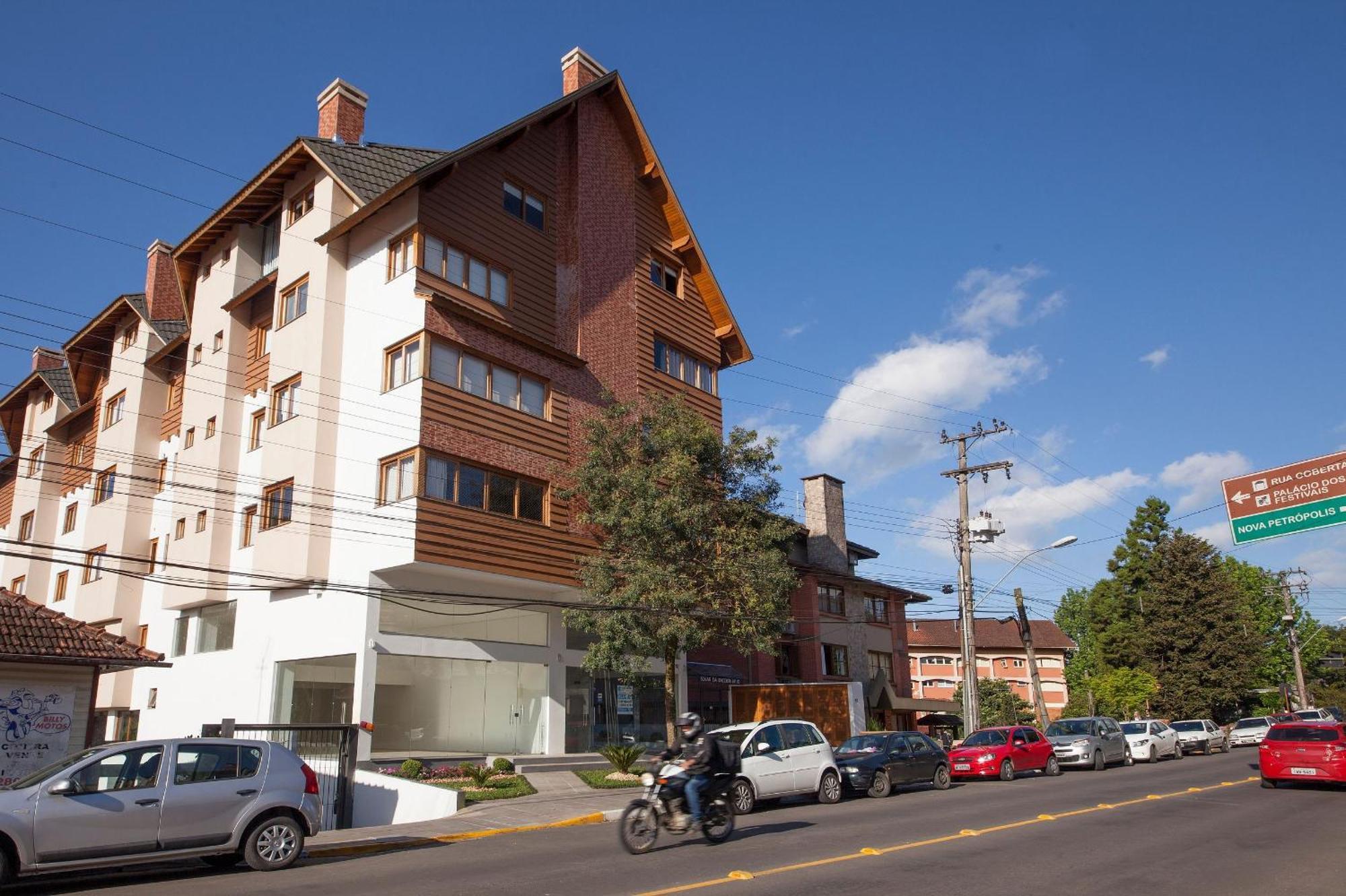 400 Metros, Rua Coberta - Centro - Solar Da Encosta Lägenhet Gramado Exteriör bild